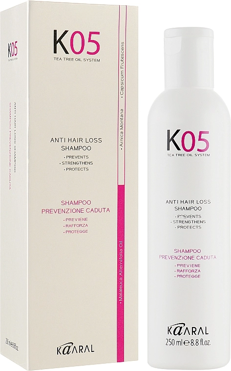 Kaaral Шампунь против выпадения волос К05 Anti Hair Loss Shampoo - фото N4