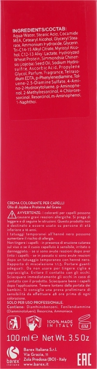 Barex Italiana Стійка крем-фарба для волосся Joc Color Line - фото N6