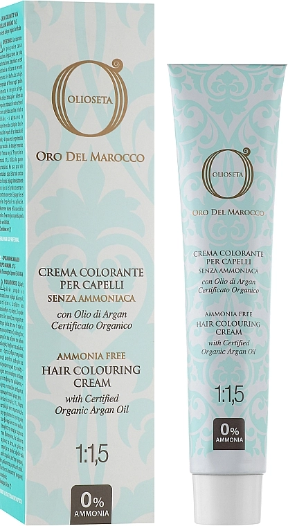 Barex Italiana Крем-фарба для волосся без аміаку Olioseta 1:1.5 - фото N1