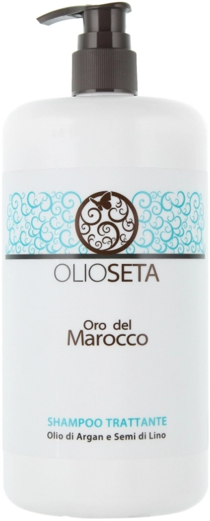 Barex Italiana Поживний шампунь з маслом аргана і маслом насіння льону Olioseta Shampoo - фото N1