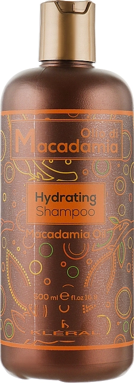 Kleral System Увлажняющий шампунь с маслом макадамии Olio Di Macadamia Hidrating Shampoo - фото N1