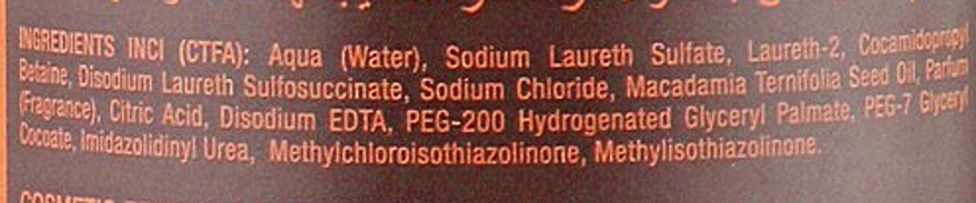 Kleral System Увлажняющий шампунь с маслом макадамии Olio Di Macadamia Hidrating Shampoo - фото N6