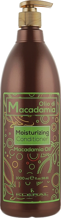 Kleral System Увлажняющий кондиционер с маслом макадамии Olio Di Macadamia Moisturizing Conditioner - фото N3