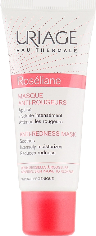 Uriage Маска для обличчя проти почервонінь Sensitive Skin Mask Roseliane - фото N1