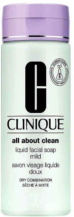 Clinique Мыло жидкое для сухой и комбинированной кожи Liquid Facial Soap Mild - фото N1