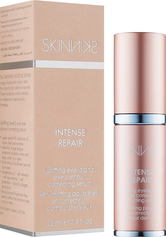 Mades Cosmetics Інтенсивна сиворотка для корекції контуру очей і тонусу повік Skinniks Intense Repair Eye Contour Correcting Serum - фото N2