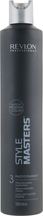Revlon Professional Спрей миттєвої сильної фіксації Style Masters Photo Finisher Hairspray-3 - фото N3