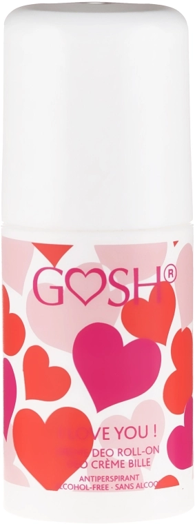 Gosh Copenhagen Кульковий дезодорант Gosh I Love You Deo Roll-On - фото N1