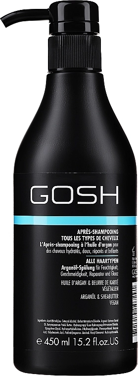 Gosh Copenhagen Кондиціонер для волосся з аргановою олією Gosh Argan Oil Conditioner - фото N4