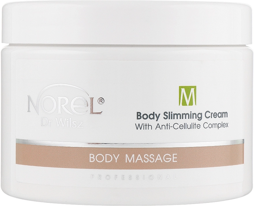 Norel Крем для похудения с антицеллюлитным комплексом Body Massage Body Slimming Cream With Anti-Cellulite Complex - фото N1