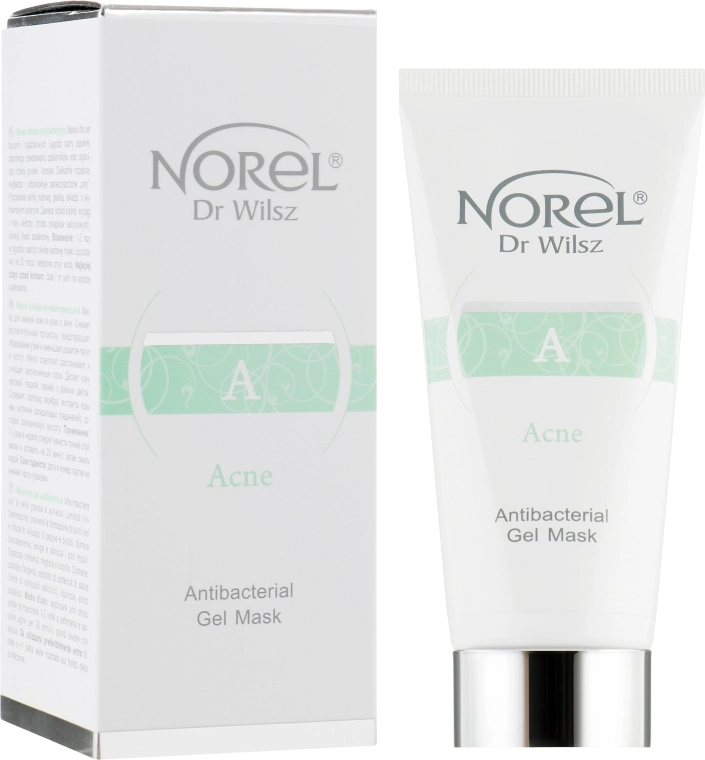 Norel Антибактеріальна гелева маска для шкіри з акне, вугрової висипки Acne Antibacterial Gel Mask - фото N1