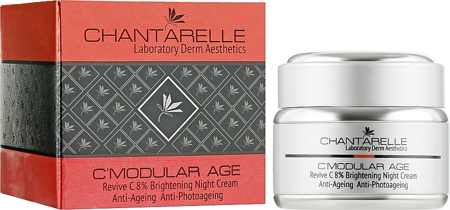 Chantarelle Нічний крем з вітаміном C 8 % проти старіння і фотостаріння Revive C 8 % Brightening Night Cream - фото N2