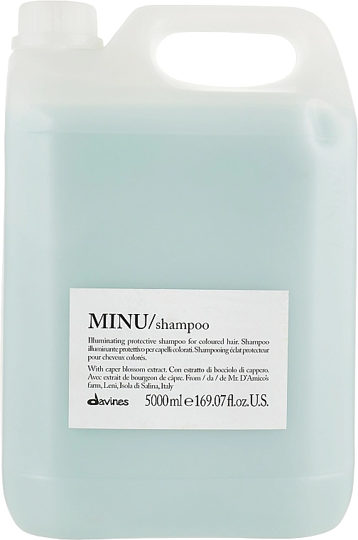 Davines Шампунь для додання блиску і захисту кольору волосся Minu Shampoo - фото N3