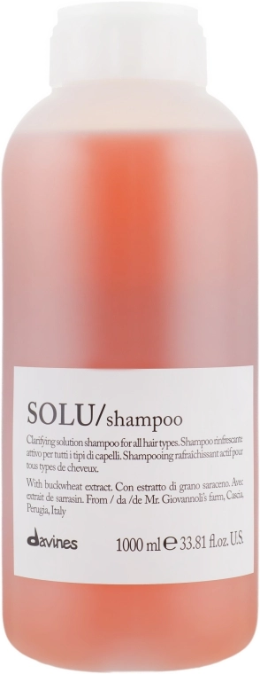 Davines Активно освіжаючий шампунь для глибокого очищення волосся Solu Shampoo - фото N5