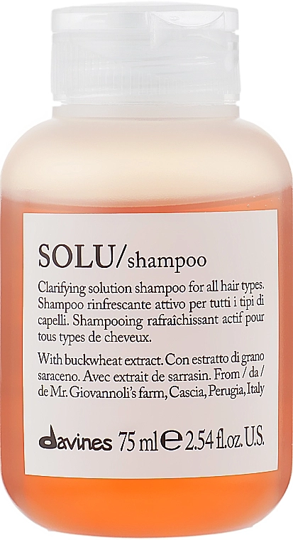 Davines Активно освіжаючий шампунь для глибокого очищення волосся Solu Shampoo - фото N1