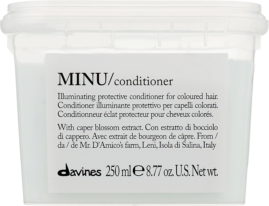 Davines Кондиціонер для додання блиску і захисту кольору волосся Minu Conditioner - фото N3