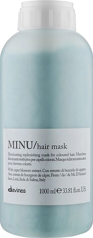 Davines Маска для додання блиску і захисту кольору волосся Minu Mask - фото N4