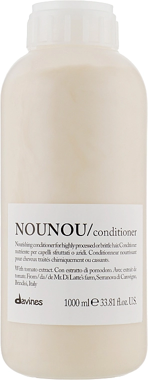 Davines Поживний кондиціонер для ущільнення ламкого та пошкодженого волосся Nourishing Nounou Conditioner - фото N5