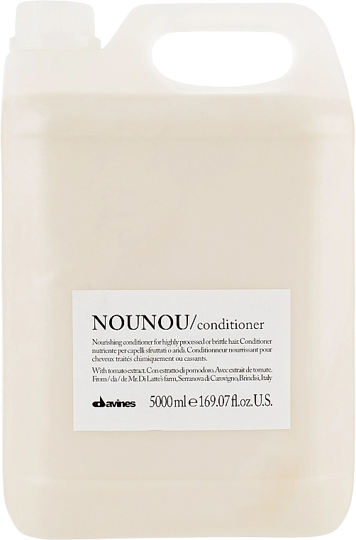 Davines Поживний кондиціонер для ущільнення ламкого та пошкодженого волосся Nourishing Nounou Conditioner - фото N7