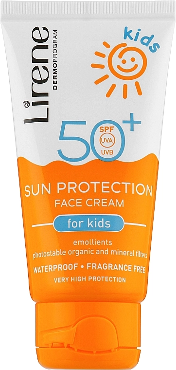 Lirene Солнцезащитный крем для лица SPF 50 Kids Sun Protection Face Cream SPF 50 - фото N1