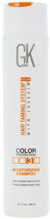 Увлажняющий шампунь Защита цвета - GKhair Moisturizing Shampoo Color Protection, 300 мл - фото N1