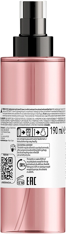 L'Oreal Professionnel Многофункциональный спрей для окрашенных волос Serie Expert Vitamino Color A-OX 10 in 1 - фото N2