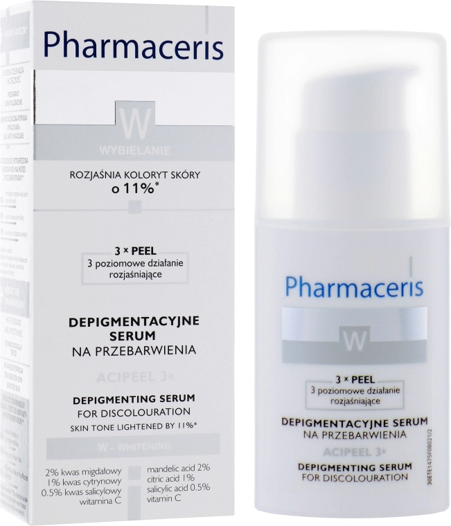 Pharmaceris Інтенсивна відбілююча сироватка для обличчя W Depigmentation Serum - фото N1