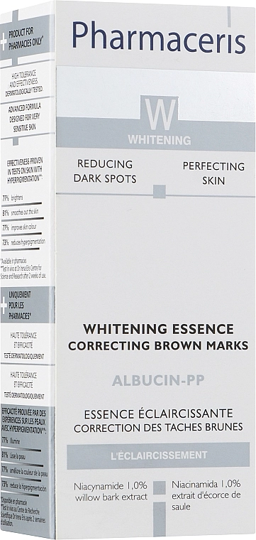 Pharmaceris Відбілююча есенція для шкіри з нерівномірною пігментацією W Essence Correcting Brown Marks Albucin-PP - фото N1