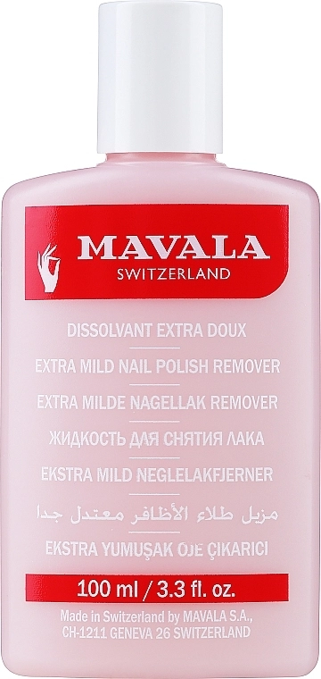 Mavala Жидкость для снятия лака Extra Mild Nail Polish Remover - фото N1