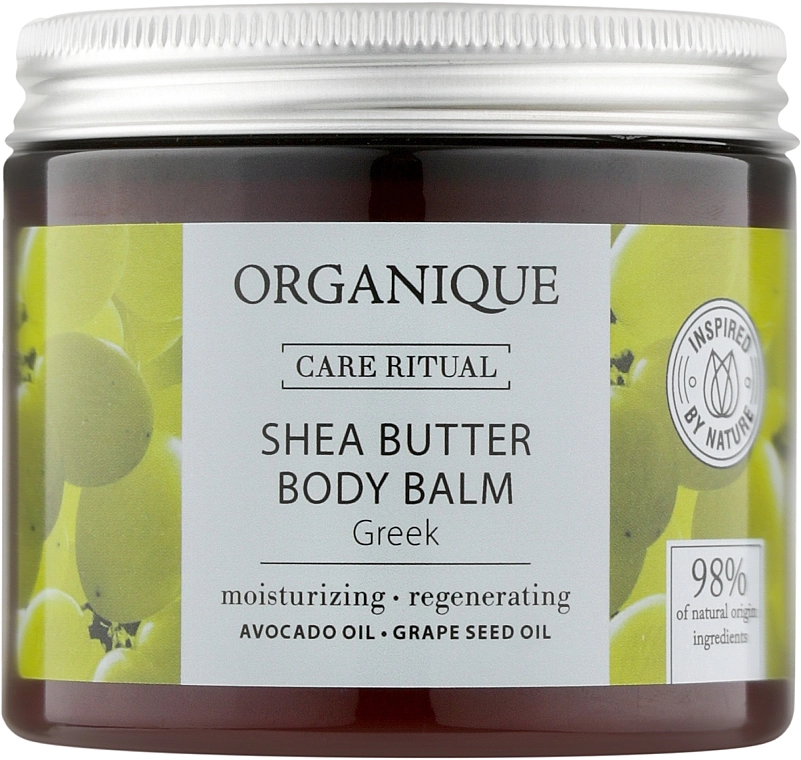 Organique Бальзам для тіла Shea Butter Body Balm Greek - фото N1