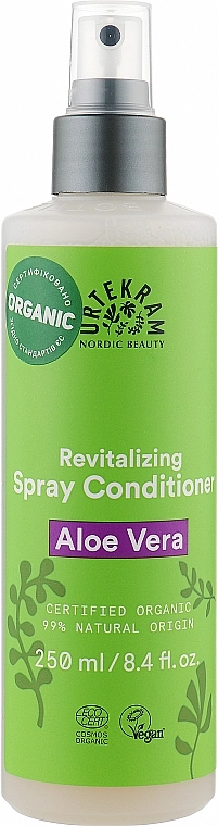 Urtekram Восстанавливающий спрей-кондиционер для волос "Алоэ вера" Regenerating Aloe Vera Spray Conditioner - фото N1