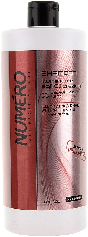 Brelil Шампунь для надання блиску з цінними оліями Professional Numero Supreme Brilliance Shampoo - фото N3