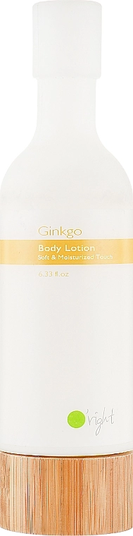 O'right Зволожуючий лосьйон для жирної шкіри тіла Ginkgo Body Lotion - фото N1