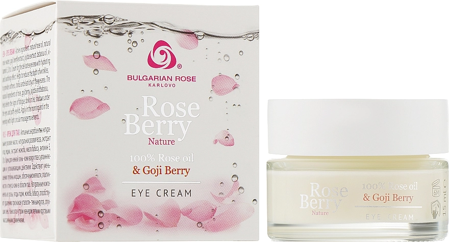 Bulgarian Rose Крем для кожи вокруг глаз Rose Berry Nature Cream Around Eyes - фото N1