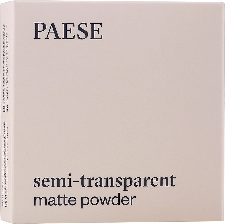 Paese Matter Powder Semitransparent Компактная пудра - фото N3