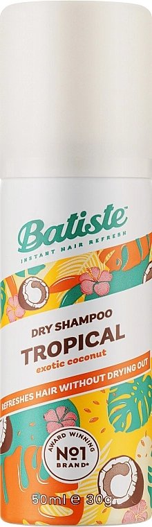 Batiste Сухой шампунь Dry Shampoo Coconut and Exotic Tropical - фото N1