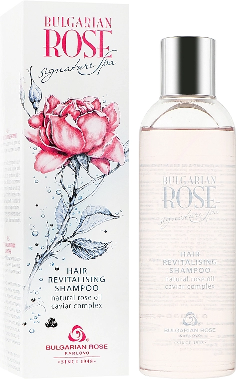 Bulgarian Rose Відновлюючий шампунь Bulgarska Rosa Signature Spa Hair Revitalizing Shampoo - фото N1