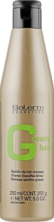 Salerm Шампунь для жирної шкіри голови Linea Oro Shampoo Antigrasa - фото N1