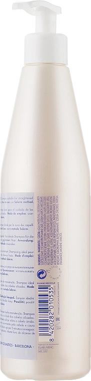 Salerm Шампунь кератиновый Keratin Shot Maintenance Shampoo - фото N2