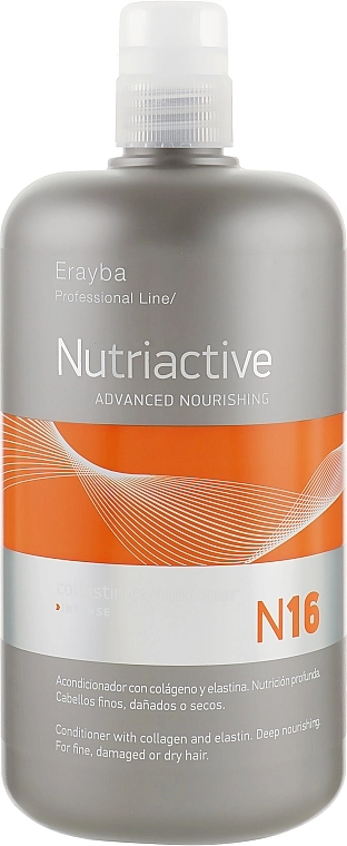 Erayba Интенсивный питательный кондиционер с коллагеном и эластином Collastin Intense Advansed Nourishing Conditioner N16 - фото N5