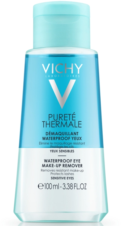 Vichy Purete Thermale Waterproof Eye Make-Up Remover Двофазний засіб для зняття макіяжу з очей - фото N1