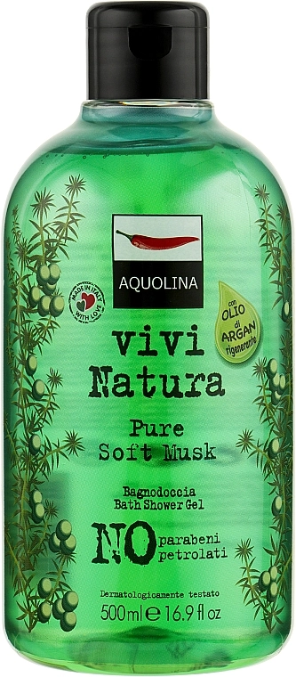 Aquolina Гель для душу Vivi Natura Pure Soft Musk Bath Shower Gel - фото N1