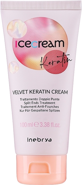 Inebrya Сиворотка для кінчиків волосся Keratin Ice Cream - фото N1
