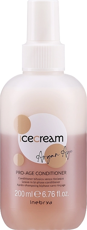 Inebrya Двухфазный спрей-кондиционер с аргановым маслом Ice Cream Pro Age 2-Phase Conditioner Argan Oil - фото N1