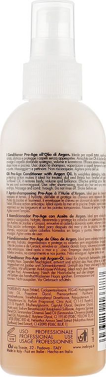 Inebrya Двухфазный спрей-кондиционер с аргановым маслом Ice Cream Pro Age 2-Phase Conditioner Argan Oil - фото N4