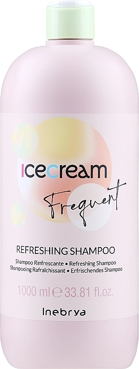 Inebrya Освіжаючий шампунь з м'ятою Frequent Ice Cream Refreshing Shampoo - фото N2