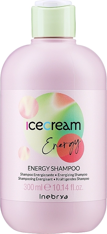 Inebrya Тонізуючий шампунь проти випадіння волосся Ice Cream Energy Shampoo - фото N1