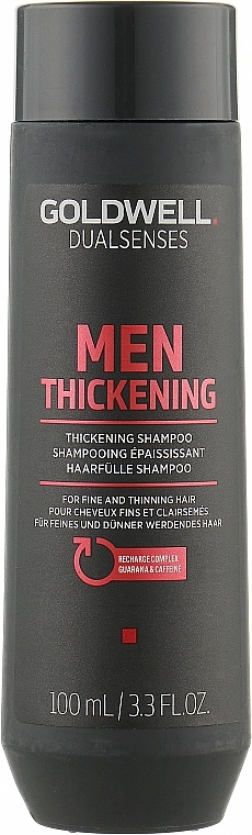 Goldwell Зміцнюючий шампунь для чоловіків з гуараною і кофеїном DualSenses For Men Thickening Recharge Complex Shampoo - фото N1