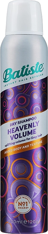 Сухий шампунь для надання обсягу - Batiste Dry Shampoo Heavenly Volume, 200 мл - фото N1