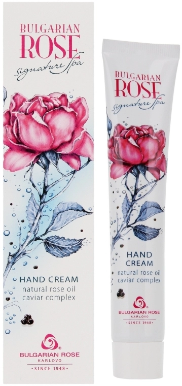 Bulgarian Rose Крем для рук с комплексом черной икры Caviar Complex Hand Cream - фото N1